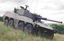 APFB wheeled tank prototype
