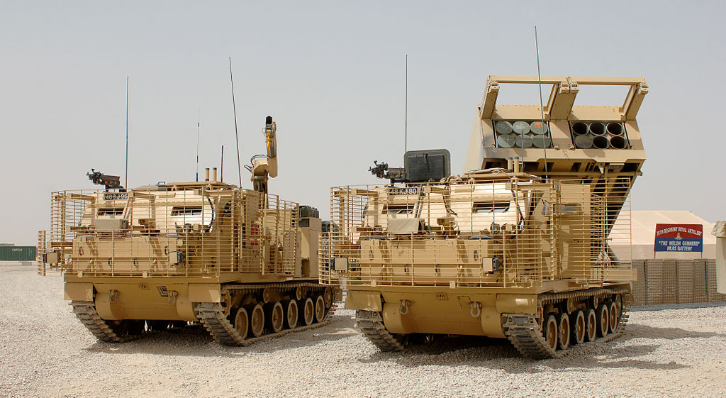 British upgraded M270B1 in Afghanistan