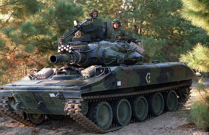 M551 82AD Sheridan at the Joint Readiness Training Center