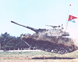 Stingray tank in speed trials