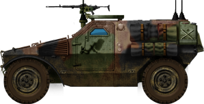 VB2L Poste de Commandement (Command vehicle), with a longer hull.