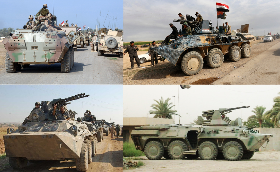 Visual references of the BTR-94 in Iraqi service.