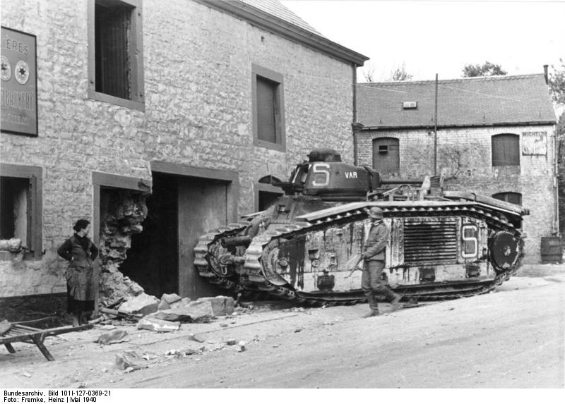 Captured B1 bis, Belgium may 1940