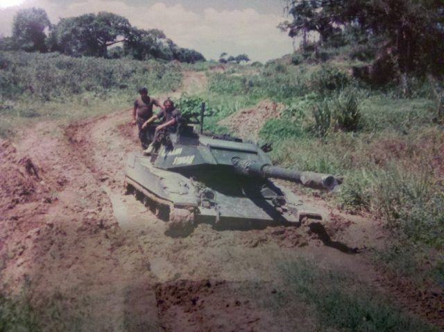 Stingray during the Ecuador tank competition