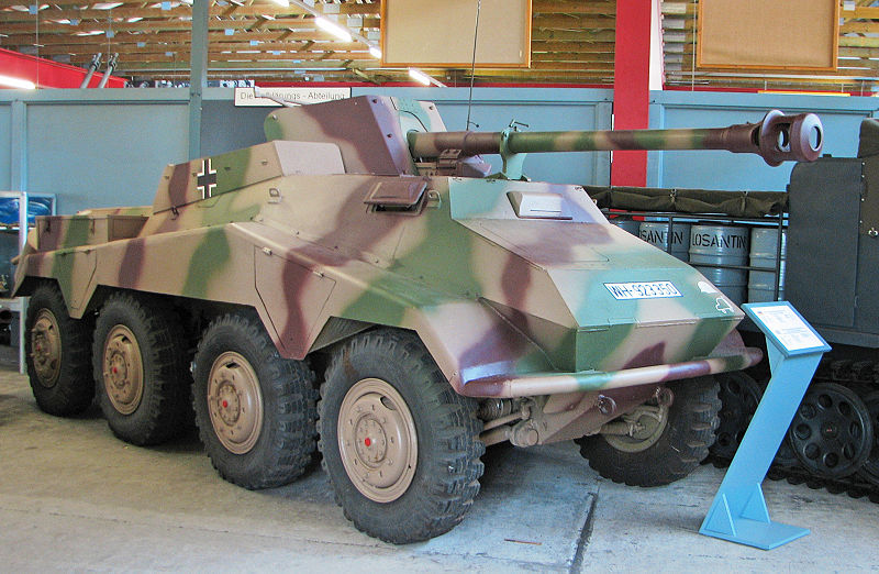 Sd.Kfz.234/4 at Panzermuseum Munster