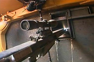One of the Killdozer's weapons, a Barret M82 rifle