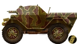Pz.Sp.Wg. Lince 202(i) in Wehrmacht service, Northern Italy, 1943