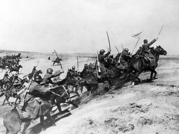 Russian Cavalry in action
