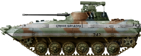 BMP-2 in Ukrainian service - Stepan Bandera, Donetsk 2014