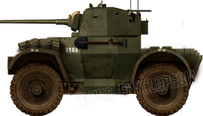 Daimler Armoured Car Mark 1, desert livery