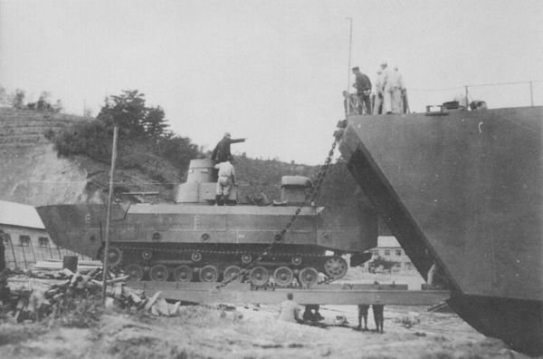 This WWII tank could be launched from a submarine underwater