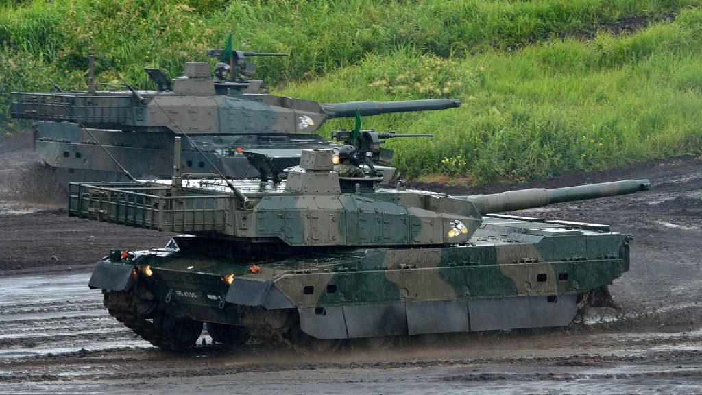 Type 10s taking part in the 2014 Firepower in Fuji event - Photo: JP-SWAT