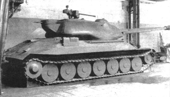 The wooden mockup of the IS-7, at this point known as the Object 260