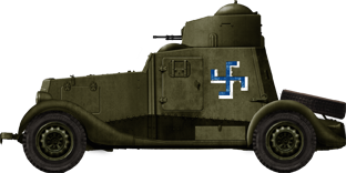 A venerable FAI armored car in Finnish service