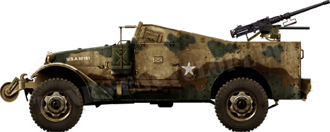 Scout Car M3A1 Tunisia 1943