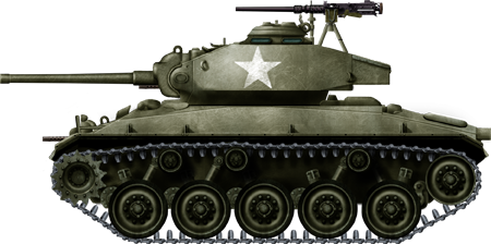 M24 Chaffee, which replaced the Stuart, 1944