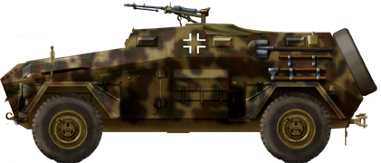 Sd.Kfz.247 Ausf.B in Normandy 1944