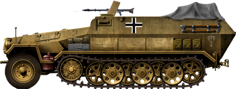 Sd.Kfz.251 Ausf.B, North Africa