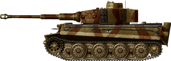 Tiger of the Hermann Goring division.