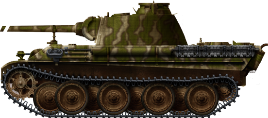 Panther Ausf.G, Paris, 1944
