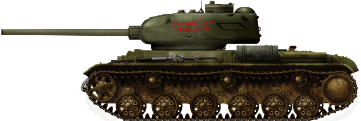 KV-85 with T-34/85 turret