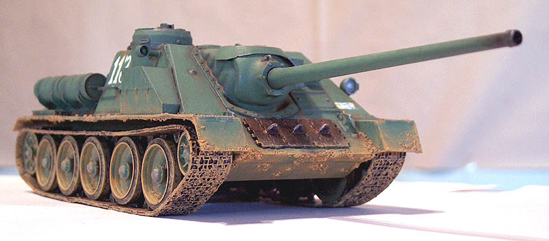Armourfast 99031 WWII SU-100 Tank Destroyer 1/72 1 x tank sprue unboxed 